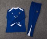 2025/2026 Psg Paris Saint-Germain Half-Pull Training Suit Blue Football Shirt 1:1 Thai Quality Set - Image 3