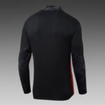 2025/2026 AC Milan Half-Pull Training Suit Black Soccer Jersey 1:1 Thai Quality Set - Image 4