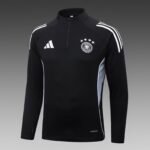 2025 Germany Half-Pull Training Suit Black Jersey Set - Image 3