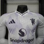 2025/2026 Player Version Long Sleeve Manchester United Away Football Shirt 1:1 Thai Quality - Image 3