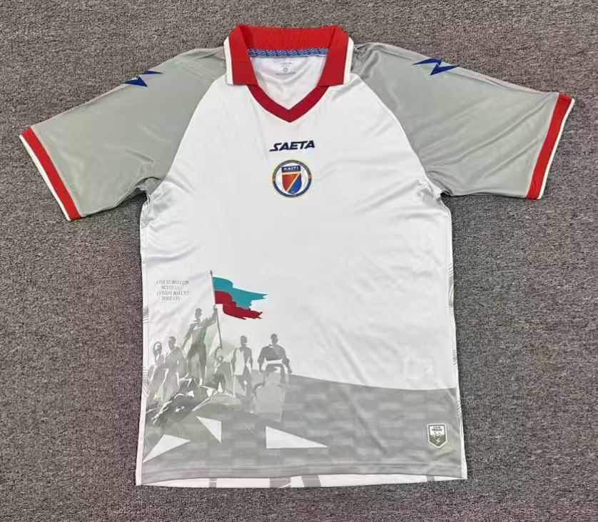 905 (S-4XL)26-27 Haiti Away White Soccer Jersey AAA - Image 1