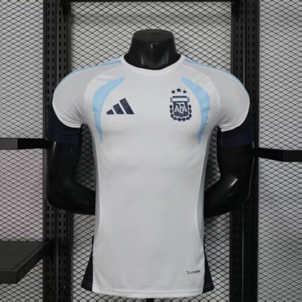 Player version 2026-2027 Argentina White Training Soccer Jersey AAA