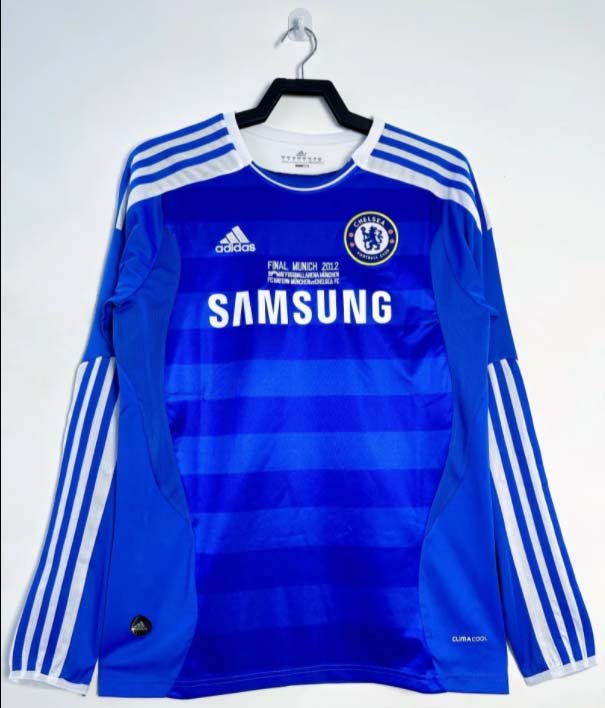 933535b7761c2f2eaaea7eeb46298055 2011/2012 Retro Long Sleeve Chelsea Home Football Shirt 1:1 Thai Quality - Image 1
