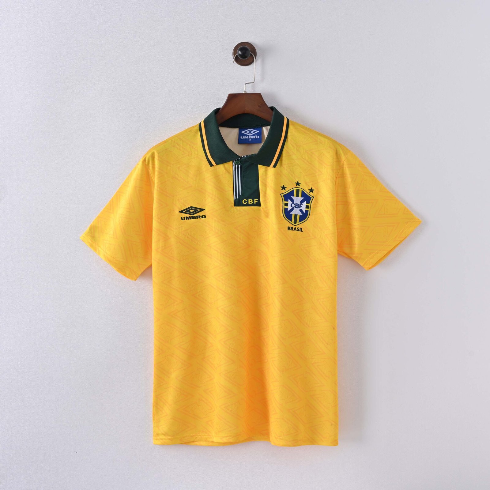 9351a60cd1ec67ee77408c228d6f8554 1991/1993 Retro Brazil Home Football Shirt 1:1 Thai Quality - Image 1