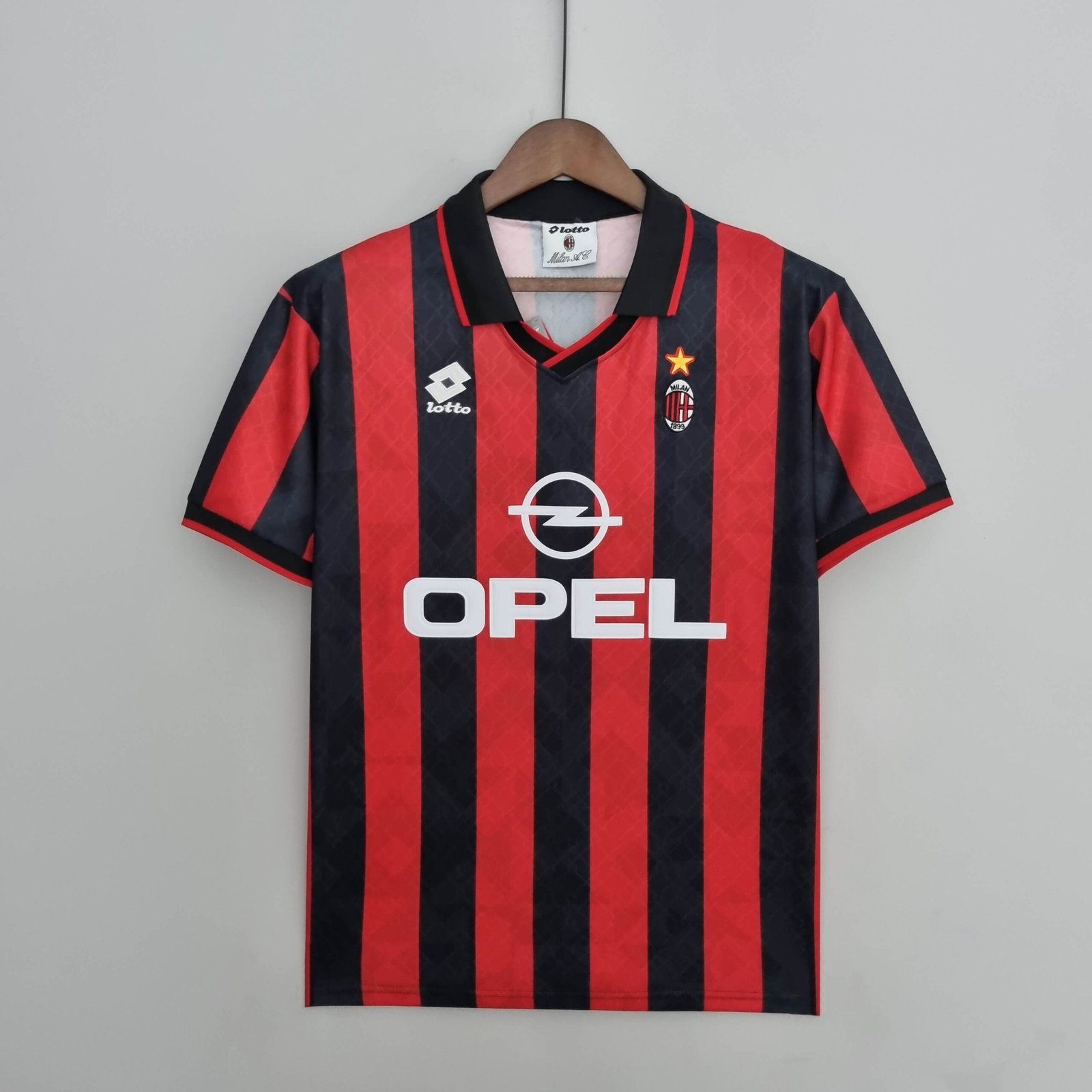 93f455d73142e7e76e51f01cdd9ff819 1995/1996 Retro AC Milan Home Football Shirt 1:1 Thai Quality - Image 1