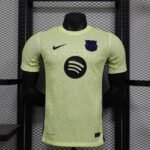 2024/2025 Player Version Barcelona Special Edition Yellow Football Shirt 1:1 Thai Quality