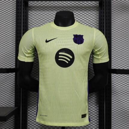 2024/2025 Player Version Barcelona Special Edition Yellow Football Shirt 1:1 Thai Quality