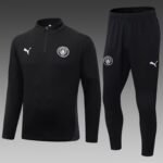 2025/2026 Manchester City Half-Pull Training Suit Black Football Shirt 1:1 Thai Quality Set