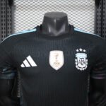Player version 2026-2027 Argentina Goalkeeper Black Soccer Jersey AAA - Image 3