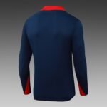 2025/2026 Psg Paris Saint-Germain Half-Pull Training Dark Blue Football Shirt 1:1 Thai Quality Set - Image 4