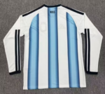 2026-2027 Argentina Home Blue&White Long Sleeve Soccer Jersey AAA - Image 2
