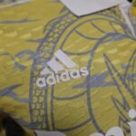 2024/2025 Player Version Real Madrid Special Edition Yellow Football Shirt 1:1 Thai Quality - Image 4