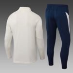 2025 Portugal Half-Pull Training Suit White Football Shirt 1:1 Thai Quality Set - Image 2