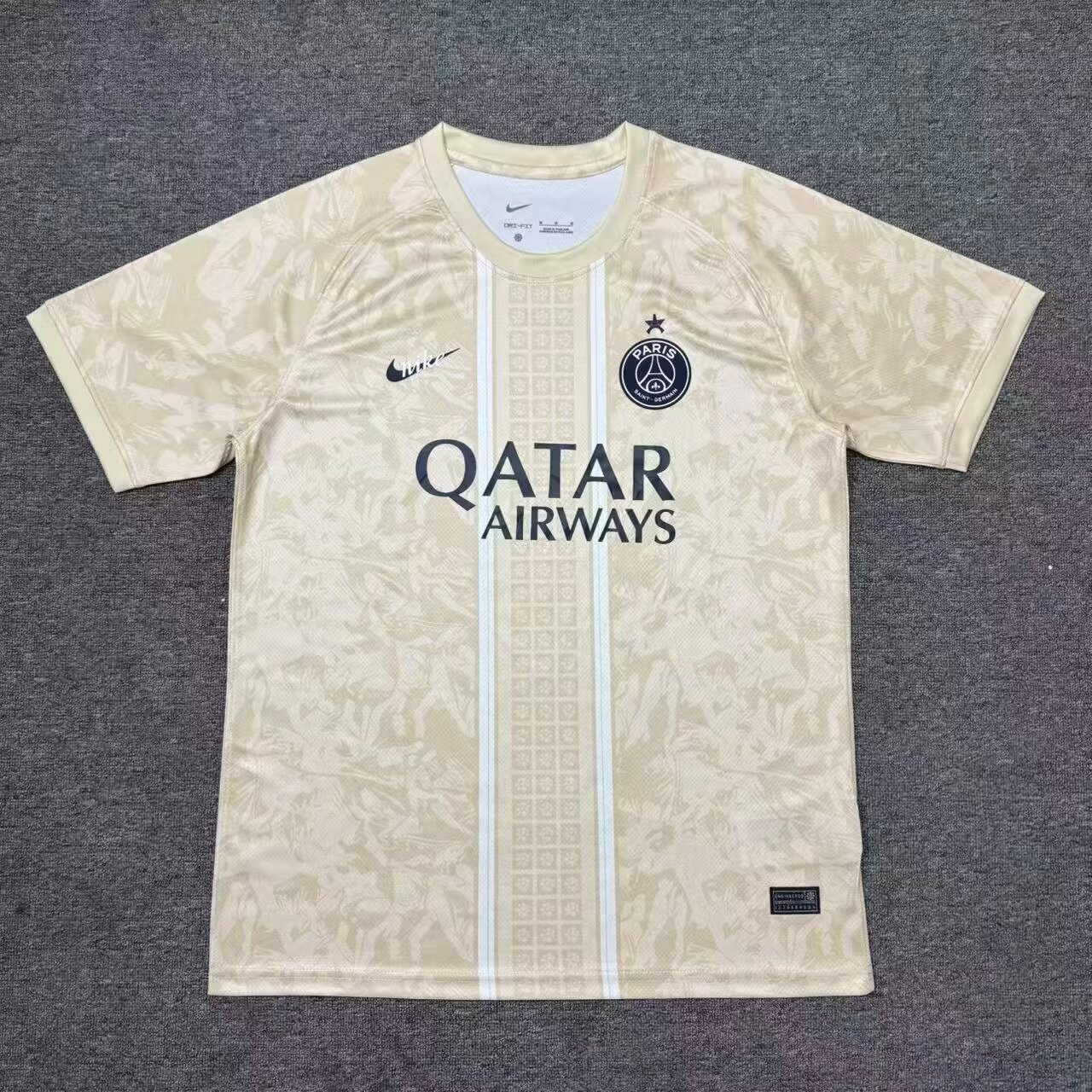 9be7fc69efa49fa3160b118995ff1c8d-1 2026/2027 Psg Paris Saint-Germain Training Beige Football Shirt 1:1 Thai Quality - Image 1