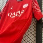 2024/2025 Psg Paris Saint-Germain Fourth Away Red Football Shirt 1:1 Thai Quality - Image 8