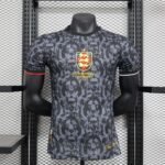 2024 Player Version England Special Edition Gray and black Football Shirt 1:1 Thai Quality