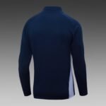 2025/2026 Real Madrid Half-Pull Training Suit Royal Blue Football Shirt 1:1 Thai Quality Set - Image 4