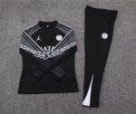 2025/2026 Psg Paris Saint-Germain Half-Pull Training Suit Black Football Shirt 1:1 Thai Quality Set - Image 7