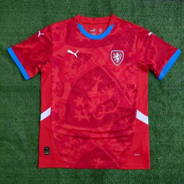b06bb890ec3f9af3f847cd20b807f5ed 2024 Czech Republic National Team Home Football Shirt 1:1 Thai Quality - Image 1