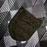 1990 Retro England Blackout Special Edition Black Soccer Jersey - Image 5