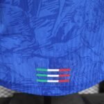 2025 Player Version Italy Training Wear Blue Football Shirt 1:1 Thai Quality - Image 9