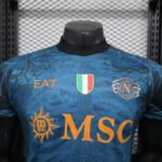 2025/2026 Player Version Napoli Halloween Special Edition Navy Blue Soccer Jersey 1:1 Thai Quality - Image 3