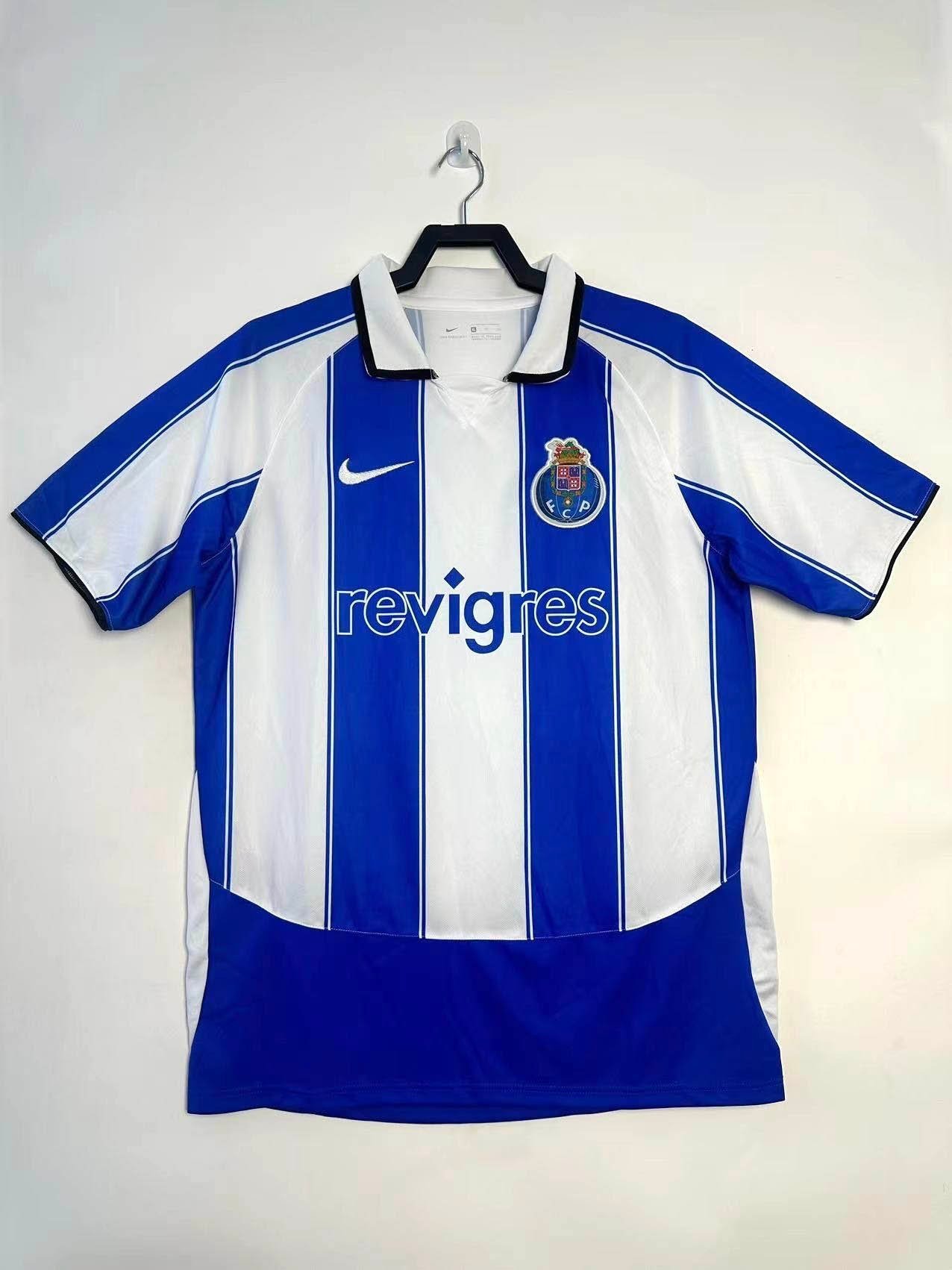 b7d6ab461c0b854b8516669045538620 2003/2004 Retro Porto Home Champions League Edition Football Shirt 1:1 Thai Quality - Image 1