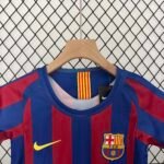 2005/2006 Retro Barcelona Home Football Shirt 1:1 Thai Quality Kids Size - Image 3