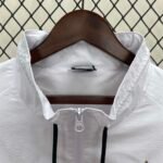 2024/2025 Real Madrid Windbreaker White Soccer Jersey 1:1 Thai Quality - Image 3