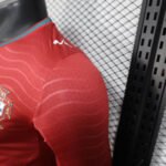 2026-2027 Player Version Portugal Home Red Long Sleeve  Jersey AAA - Image 8