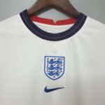 2020 England Soccer Jersey White Home - Image 3