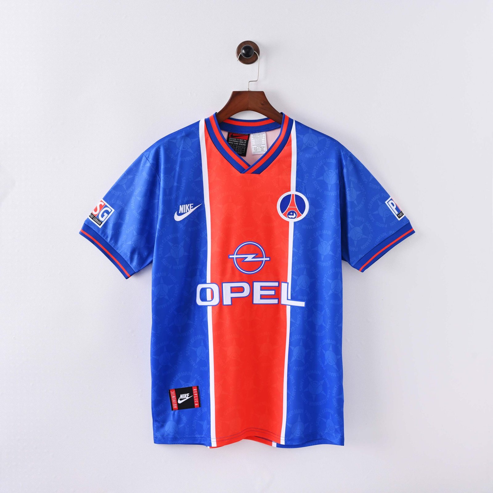 c6311ce2dde98ecdd846cacba12e2c63 1995/1996 Retro Psg Paris Saint-Germain Home Football Shirt 1:1 Thai Quality - Image 1