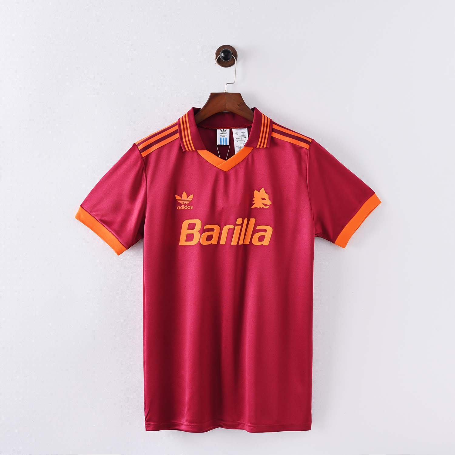 c7b06960b24ed9ef1ea20d7eedb98533 1992/1994 Retro Roma Home Soccer Jersey 1:1 Thai Quality - Image 1