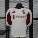 2025/2026 Player Version Long Sleeve Liverpool Away Football Shirt 1:1 Thai Quality