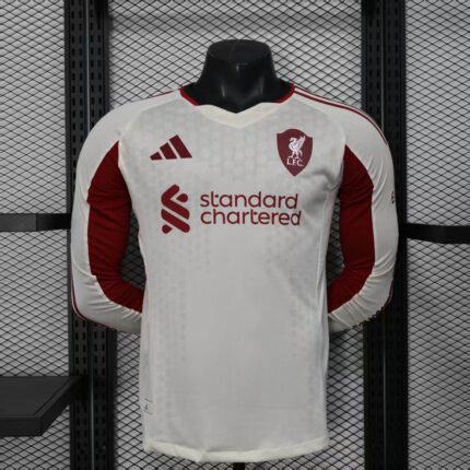 2025/2026 Player Version Long Sleeve Liverpool Away Football Shirt 1:1 Thai Quality
