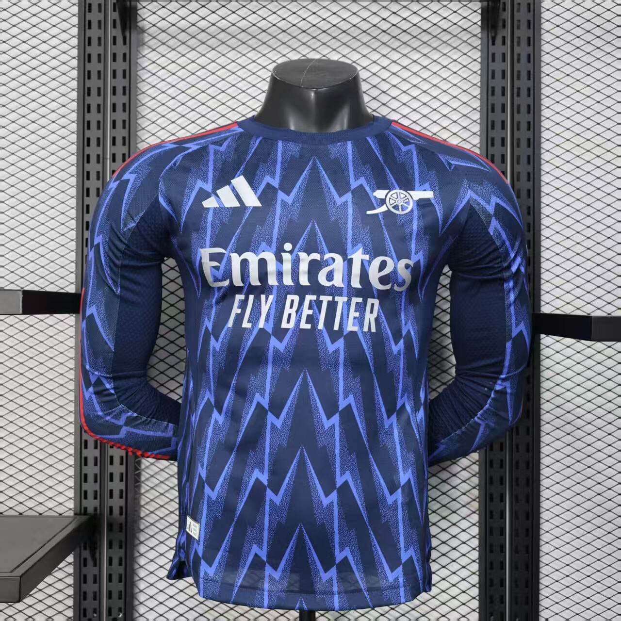 cc0b0aa9f67588a4346dd17844a9f099 2025/2026 Player Version Long Sleeve Arsenal Away Football Shirt 1:1 Thai Quality - Image 1