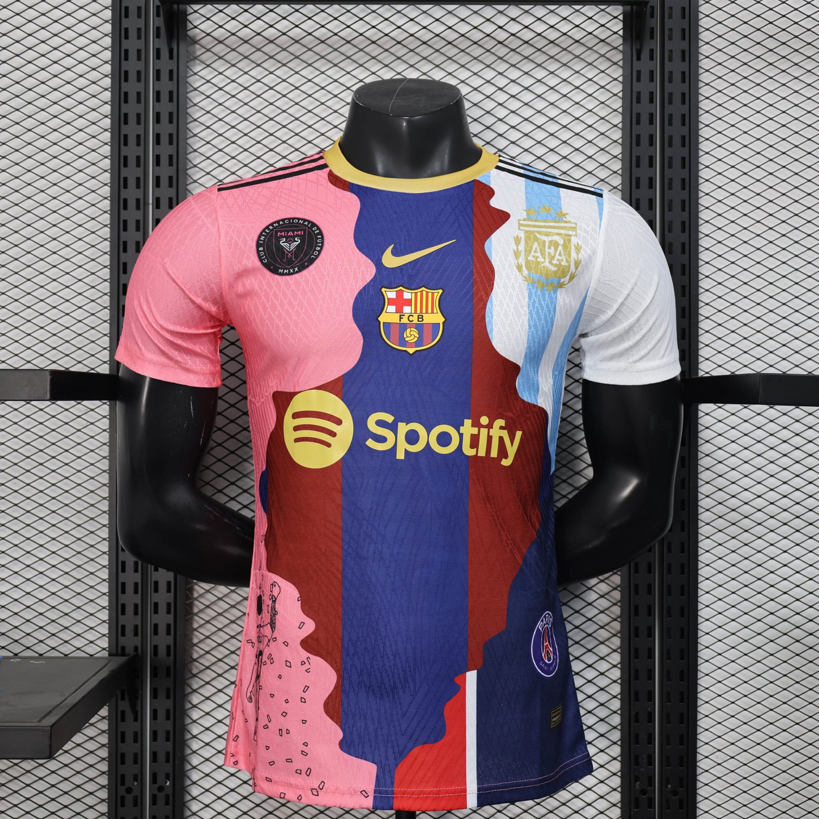 d0f7108c83dca49c044646c5bf736c51 2025/2026 Player Version Messi Personal Commemorative Edition Football Shirt 1:1 Thai Quality - Image 1