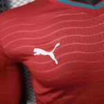 2026-2027 Player Version Portugal Home Red Long Sleeve  Jersey AAA - Image 4