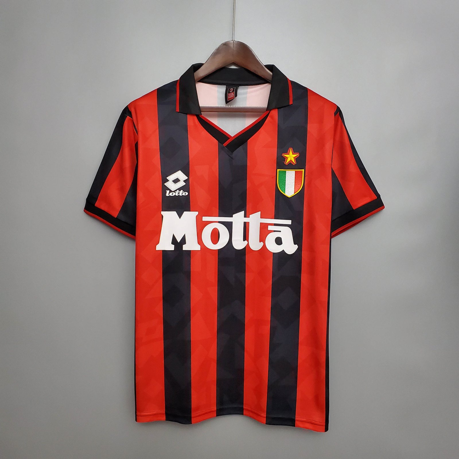 db17c658a19e84ca6bd4eace0255faee 1993/1994 Retro AC Milan Home Football Shirt 1:1 Thai Quality - Image 1
