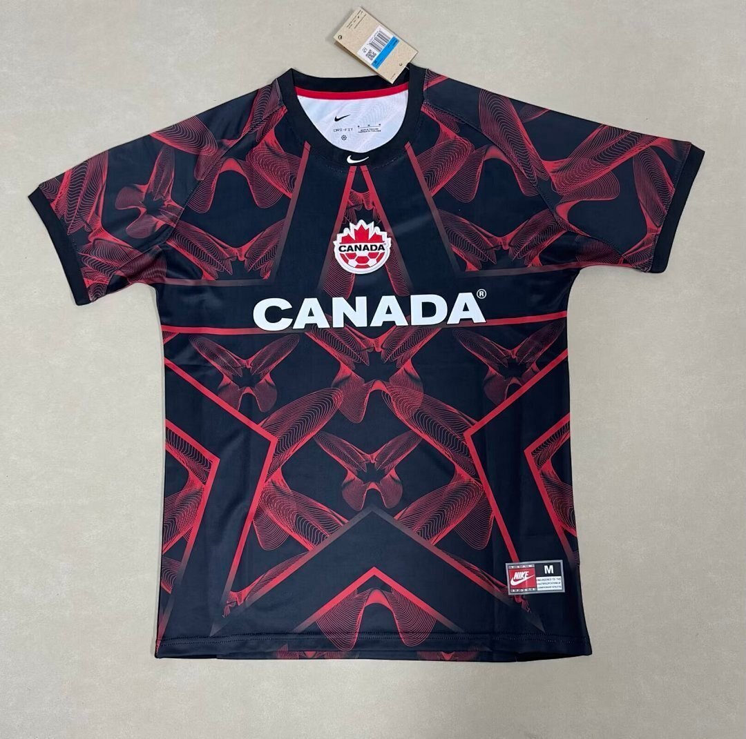 dbdc95c4 2026-2027 Canada Goalkeeper Black Soccer Jersey AAA - Image 1