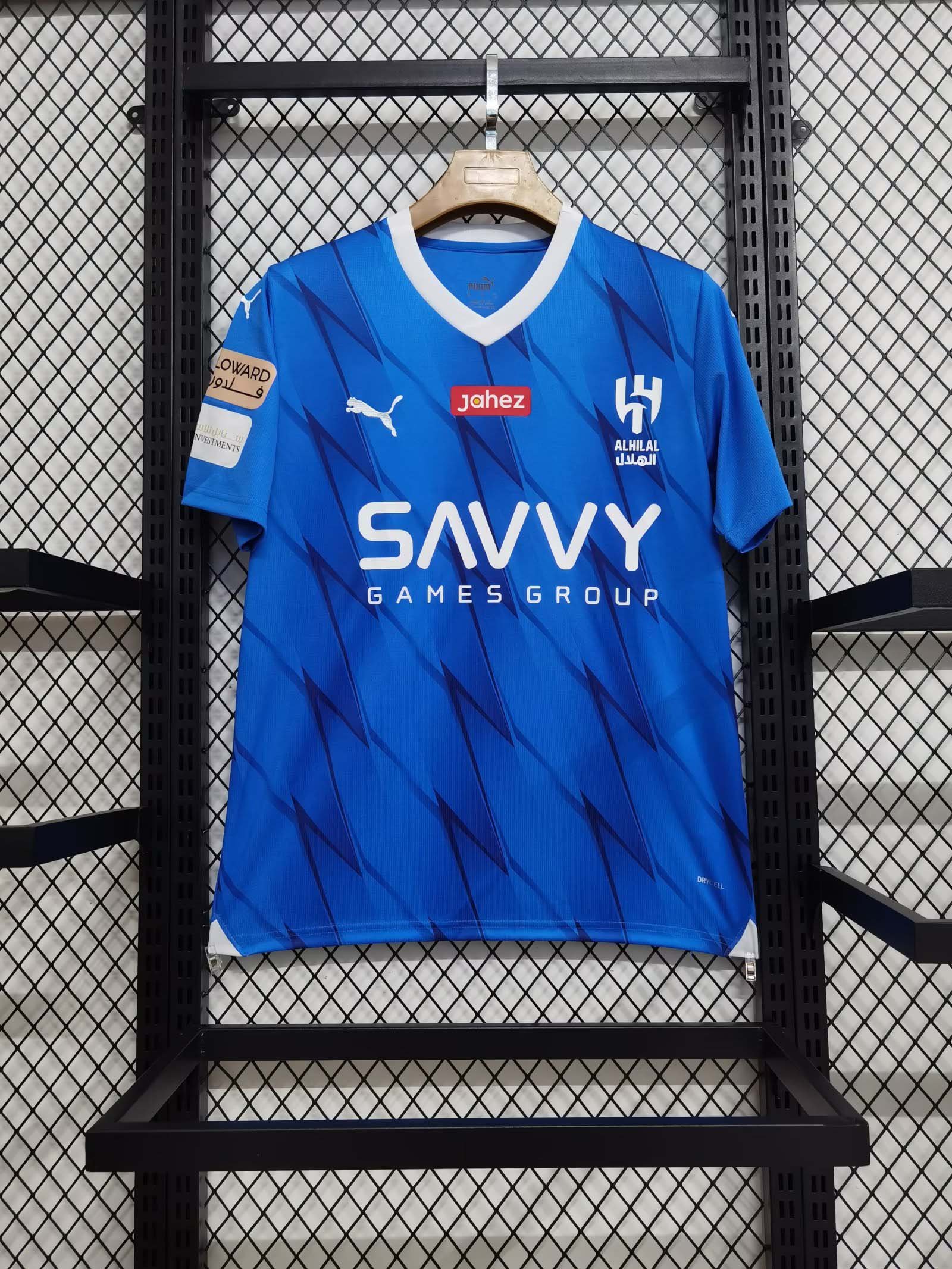 dc65c66fd027921d420c4915082ed92c 2023/2024 Al-Hilal Saudi Home Football Shirt - Image 1