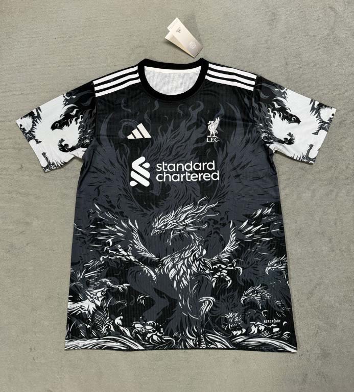 dc6f6082ce23462389dd3509dae5807e-1 2025/2026 Liverpool Phoenix Special Edition Black Soccer Jersey 1:1 Thai Quality - Image 1