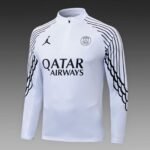 2025/2026 Psg Paris Saint-Germain Half-Pull Training Suit White Football Shirt 1:1 Thai Quality Set - Image 3
