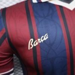 2025/2026 Player Version Barcelona Modernist Polo Football Shirt 1:1 Thai Quality - Image 4