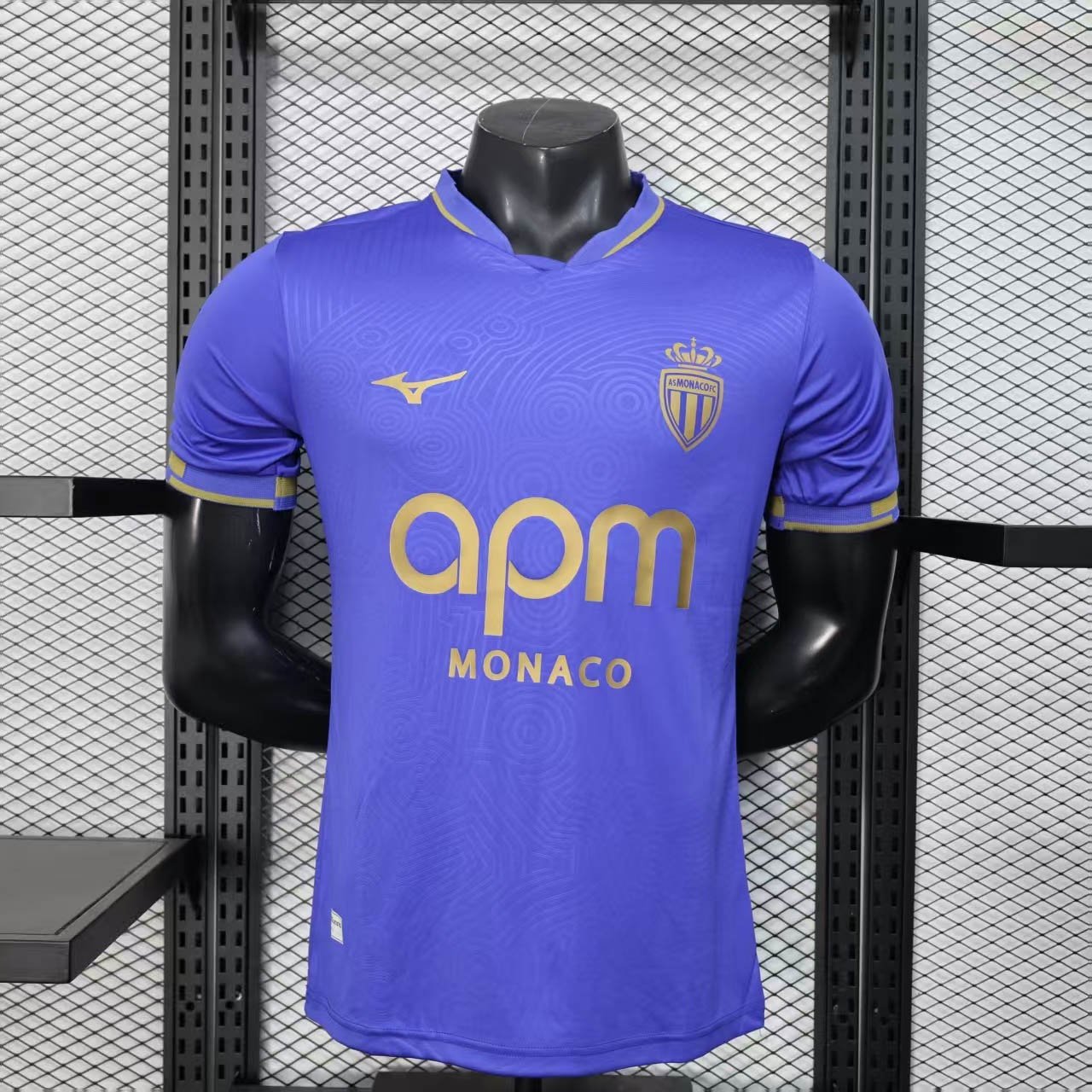 e8083fafe967878f539fb9552fc9214a 2025/2026 Player Version AS Monaco Away Football Shirt 1:1 Thai Quality - Image 1