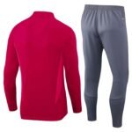 2023/2024 Arsenal Half-Pull Training Suit Red Football Shirt 1:1 Thai Quality Set - Image 2