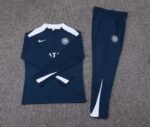 2025/2026 Internazionale Milan Half-Pull Training Suit Royal Blue Football Jersey 1:1  Thai Quality Set - Image 7