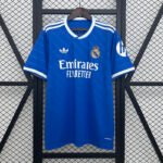 2025-2026 Real Madrid Third Away Blue Soccer Jersey AAA