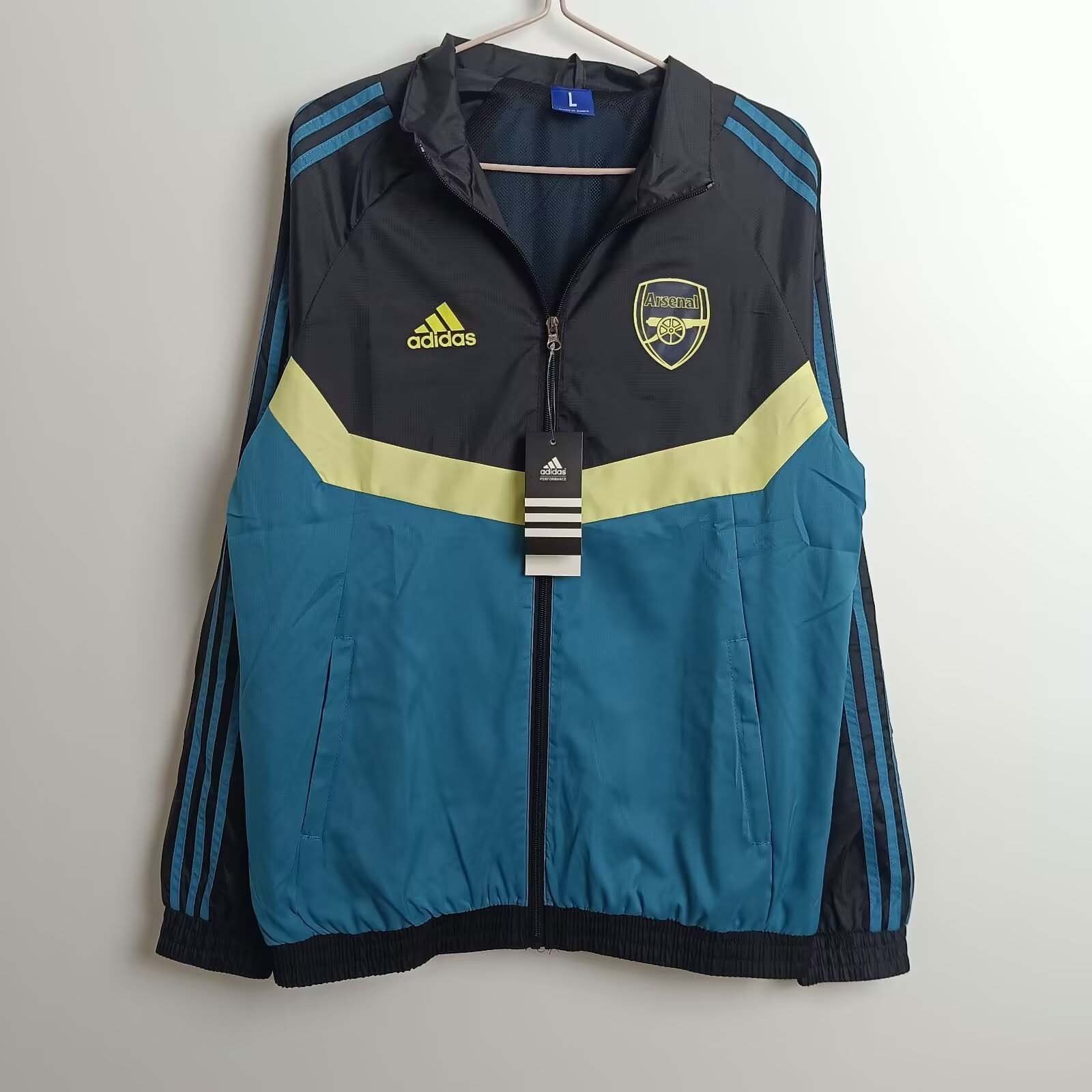f617cfcaded0ed36ef479ab2f63d03a2 2024/2025 Arsenal Windbreaker Light blue Soccer Jersey 1:1 Thai Quality - Image 1