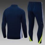 2025/2026 Real Madrid Half-Pull Training Suit Royal Blue Football Shirt 1:1 Thai Quality Set - Image 2